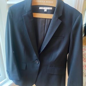 VERONICA BEARD CLASSIC BLACK SCHOOLBOY BLAZER SIZE 6
